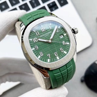 【Free Box】PATEK_Philippe High quality Fashion Unisex Silicone Strap Sports Men's Ladies Simple Quartz Watch Ladies Wanita Jam Tangan #1