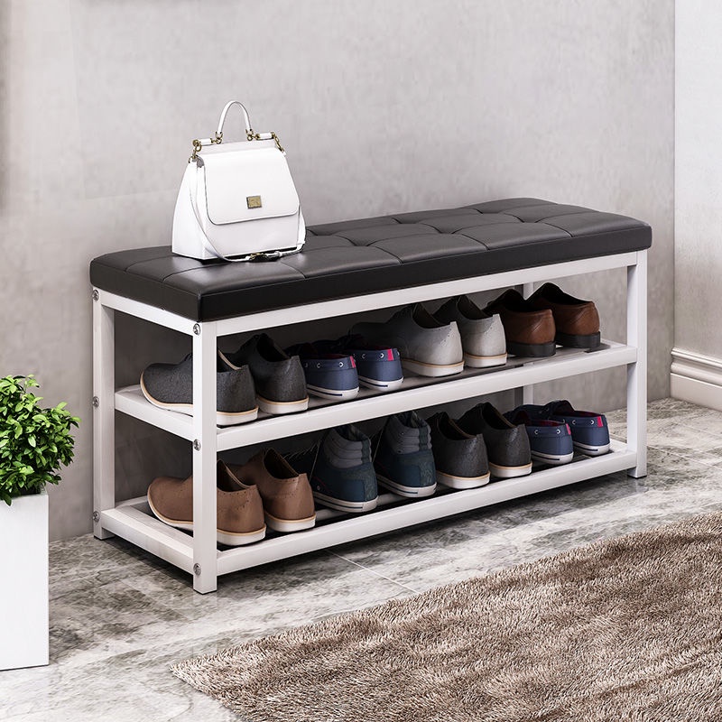 YOULITE Shoe Changing Rack, Multi-layer Storage, Shoe Changing Stool ...