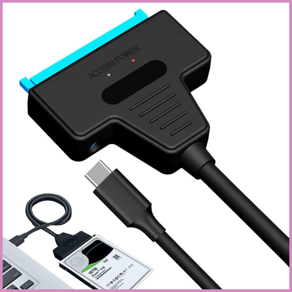SATA to USB C Adapter External Hard Drive Reader USB C No Power Supply
