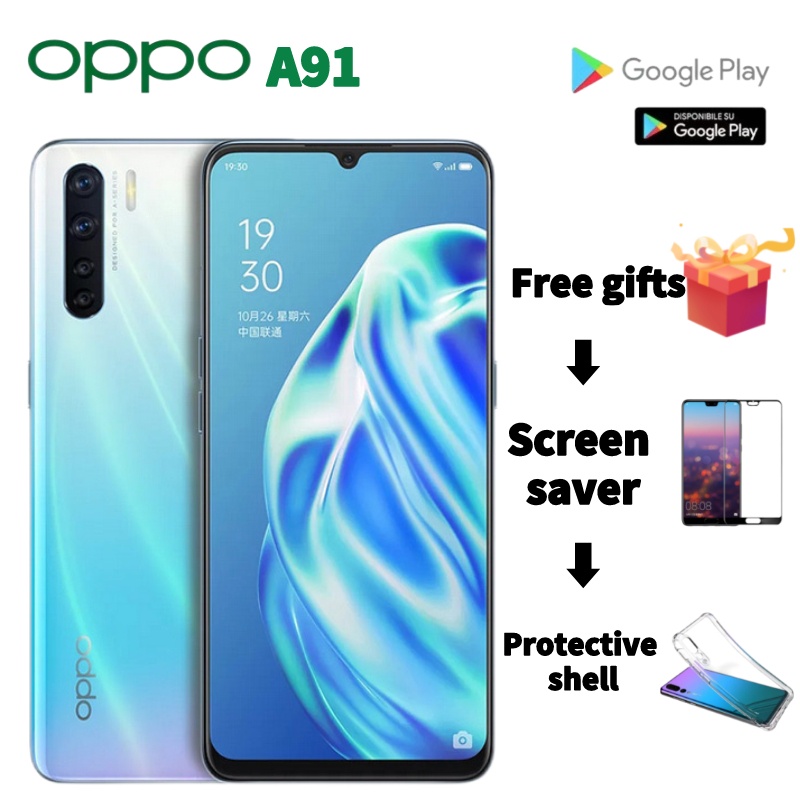 Oppo A91 8GB Ram + 256GB Rom 6.4 inch 48MP Quad Camera LTE (New) With 1 Year Warranty Original SmartPhones
