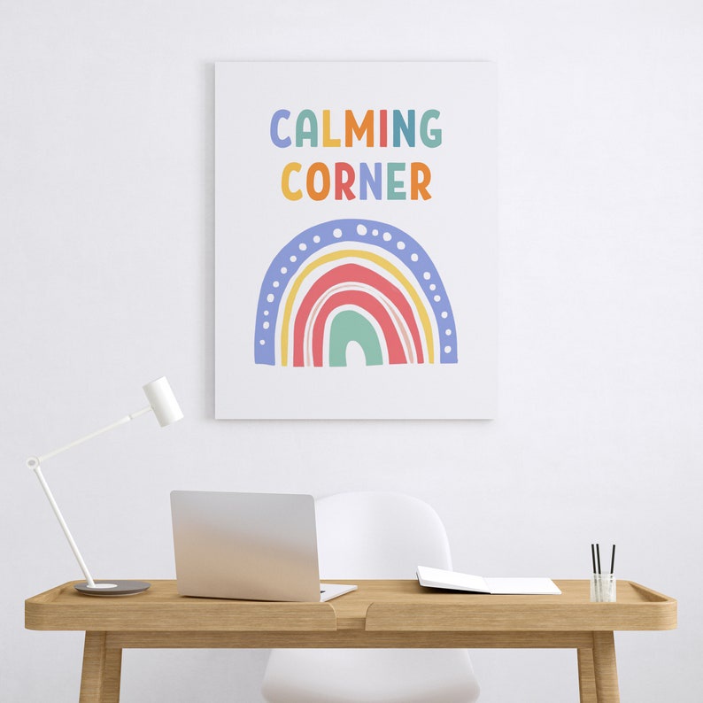 Calm Corner Therapy Office Decor School Counselor CBT DBT Theraphy ...