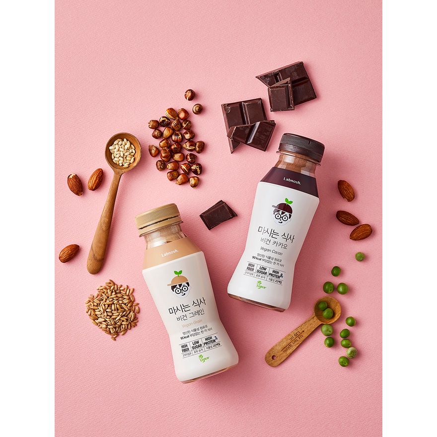 [Labnosh] Vegan Protein Drinks / Cacao, grain / Ready to drink / Meal