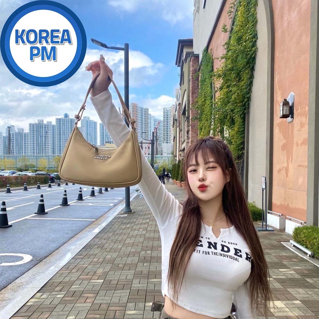 [KOREA PM] STRETCH ANGELS Hobo Bags Daily Bags Cross Bag New City Hobo