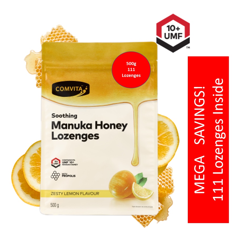 Comvita Manuka Honey Lozenges with Propolis Lemon & Honey 500g 111