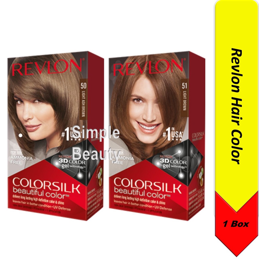 Revlon Hair Dye ColorSilk, 130ml [Min] Shopee Singapore