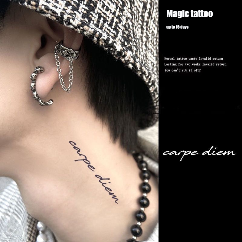 neck tattoo - Prices and Deals - Mar 2023 | Shopee Singapore