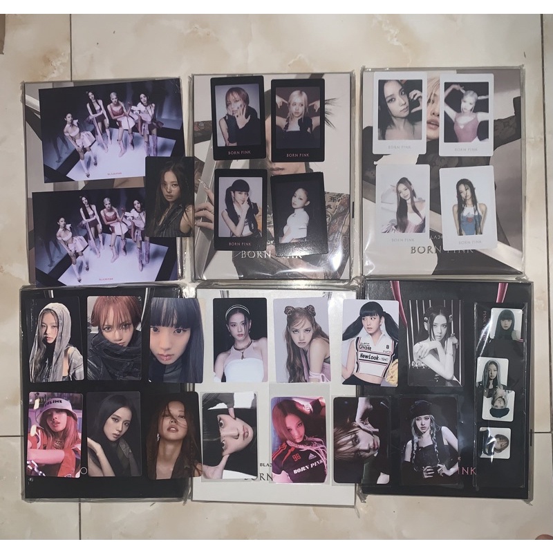 [Off] Rosé Lisa Jennie Jisoo album Photo Card Born Pink Group Blackpink