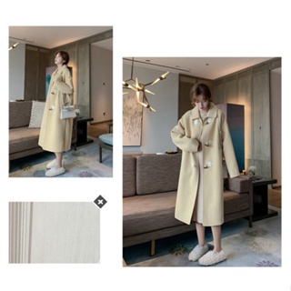 Image of thu nhỏ Autumn Woolen Coat Women's Mid-Length 2021 Winter Horn Buckle High-End Small Trendy #7