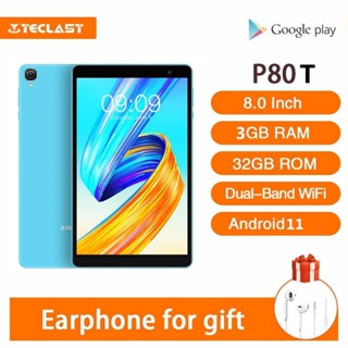 ♛Teclast P80T   8 inch Tablet Android 11 Octa Core  1280*800 IPS 3GB RAM 32GB ROM GPS WiFI 6mm Narrow Bezel