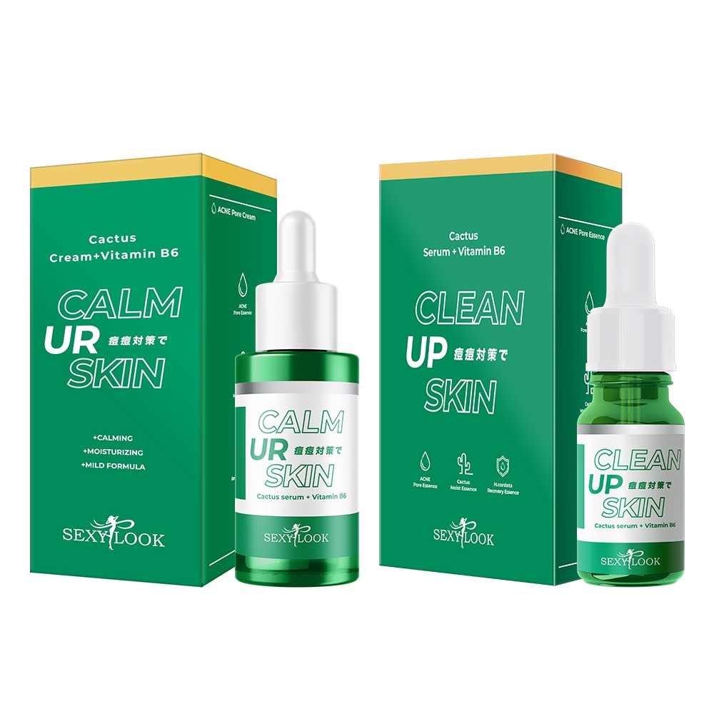 Sexylook Cactus + Vitamin B6 Anti Acne Serum 10ml /Sexylook Acne Pore