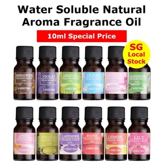 Natural Aroma Fragrance Oil Aromatherapy 10ml (Water Soluble) for Air Humidifier