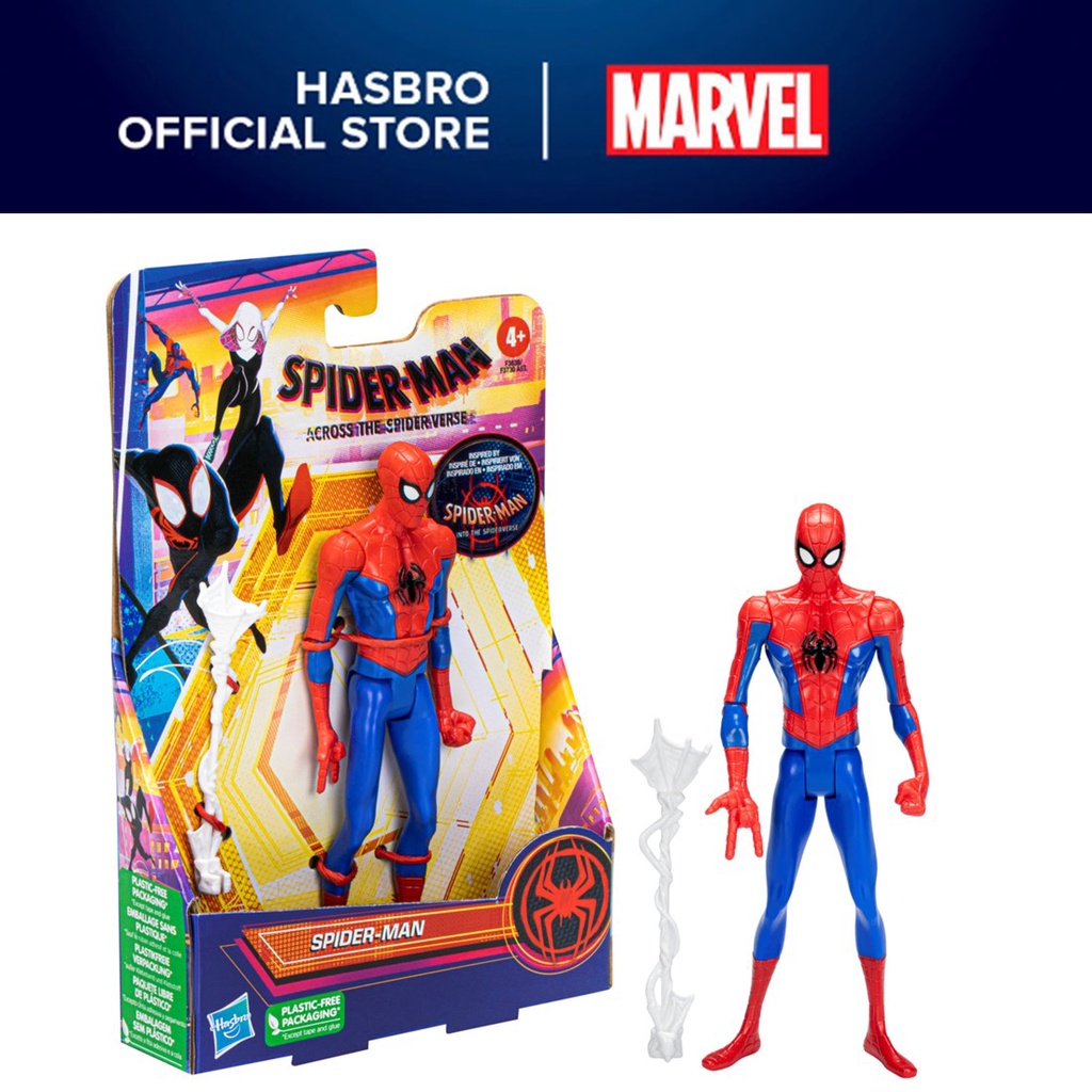 Marvel SpiderMan Across the SpiderVerse SpiderMan Toy, 6InchScale