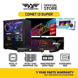 Armaggeddon Comet I3 Super Full Set Entry Gaming Desktop / Comet I3 Entry Gaming Desktop