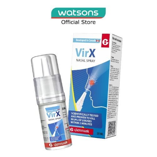VIRX AntiViral Nasal Spray (Kills 99.9 Germs) 25ml Shopee Singapore