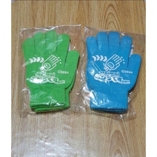 Official Maimai Deluxe Gloves SEGA (Splash Blue/Green) [Banapassport, Aime, E amusement, konami, bandai namco, arcade]