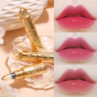 ✧Ready Stcok Angel 3 Colors Flower Transparent Lipstick Long Lasting Moisturizering Crystal Jelly Lipsticks Temperature Color Changing Lip Balm Lips Care Women Comestic