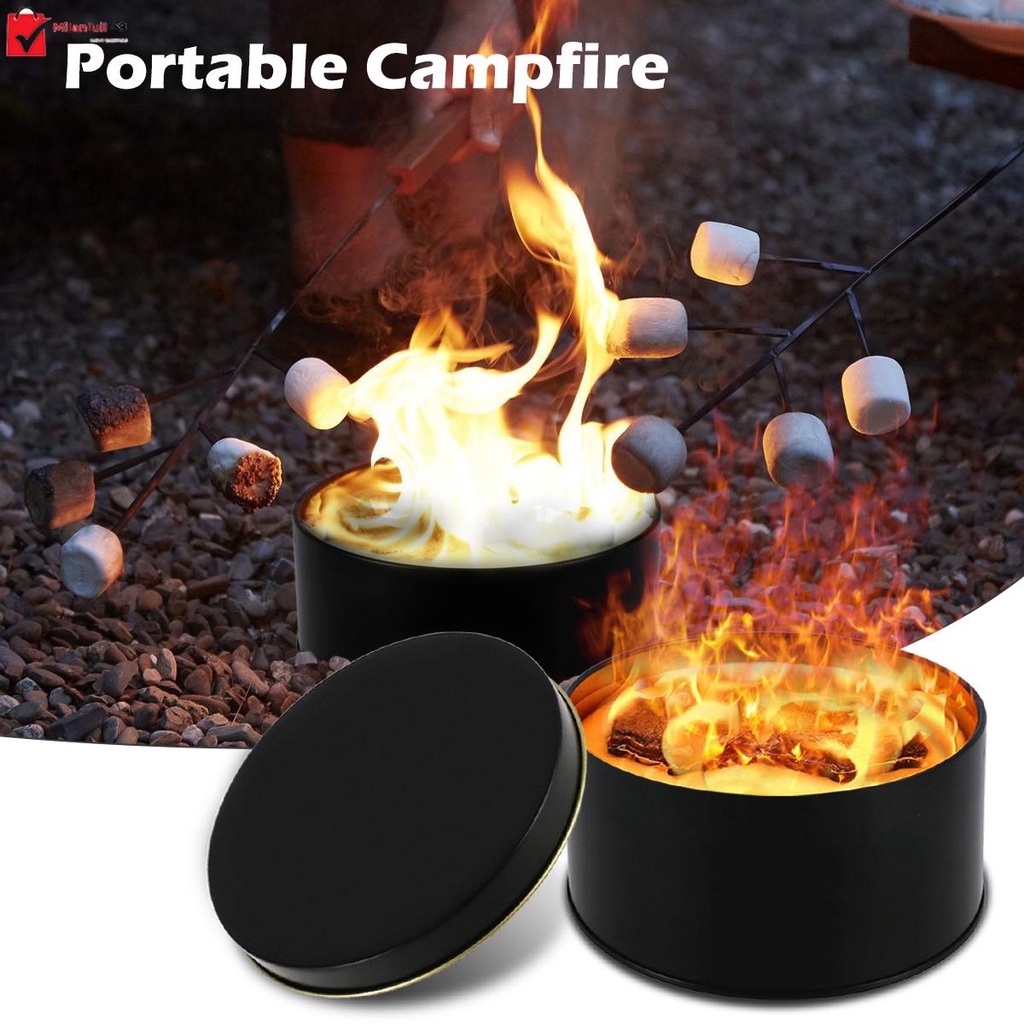 Portable Campfire Mini Fire Pit Lightweight Small Bonfire Soy Bonfire ...