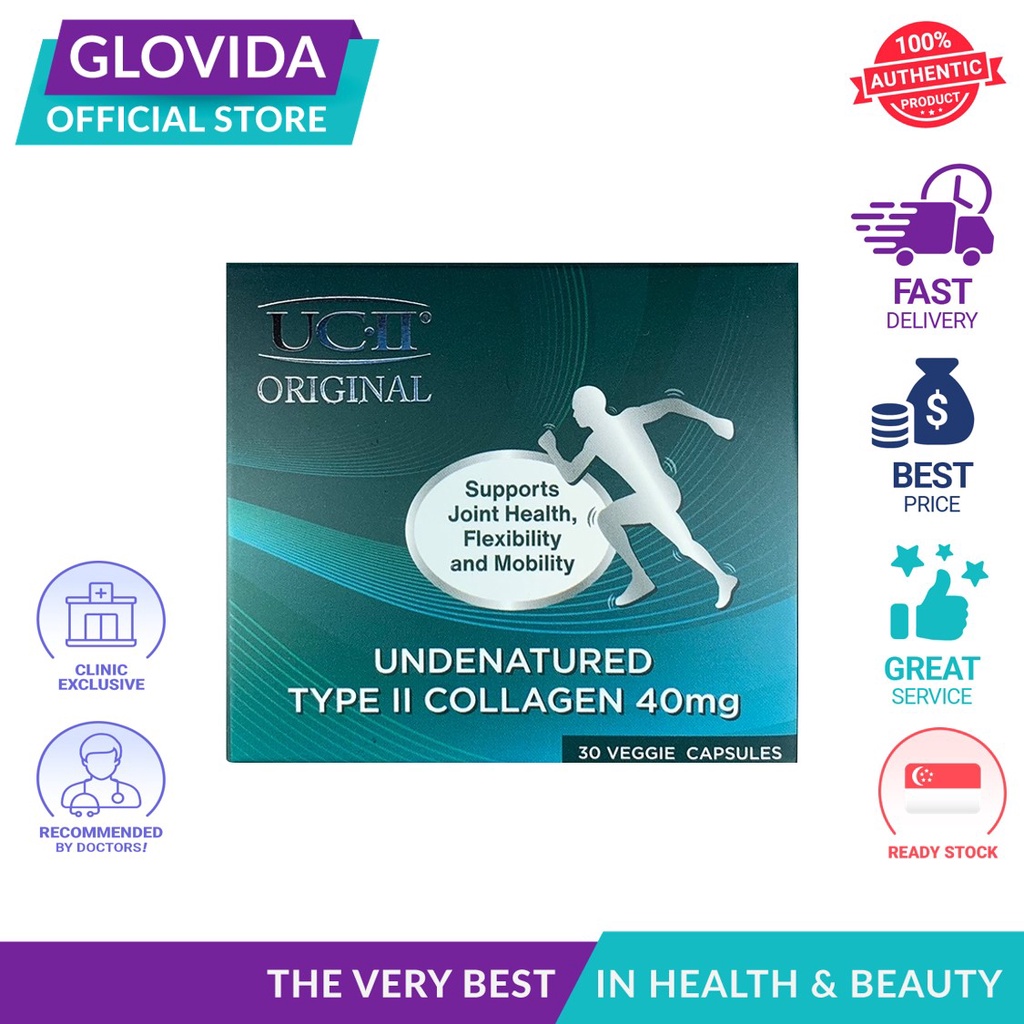 [CLINIC EXCLUSIVE] UC-II Original 40mg Undenatured Type II Collagen ...