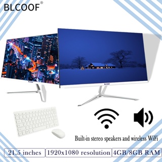 BLCOOF All In One PC G2030 All In One Desktop 21.5 inch HD Desktop Computer Monitor 8gb RAM with microsoft office