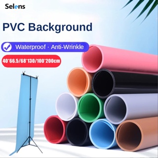 Selens PVC Background Solid Color Matte Waterproof Backdrop Paper 9 Color for Photography
