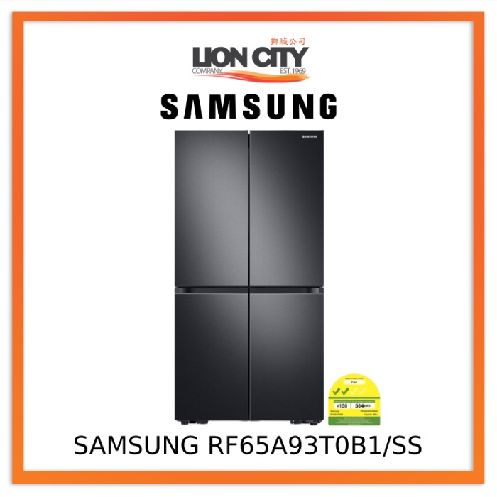 Samsung RF65A93T0B1/SS French Door Refrigerator (599L) Shopee Singapore