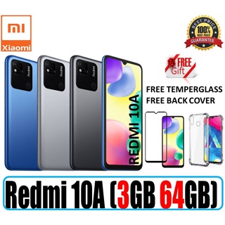 Redmi 10A (4/64GB) / Redmi 9A (2/32GB) Global Version Local Seller Warranty