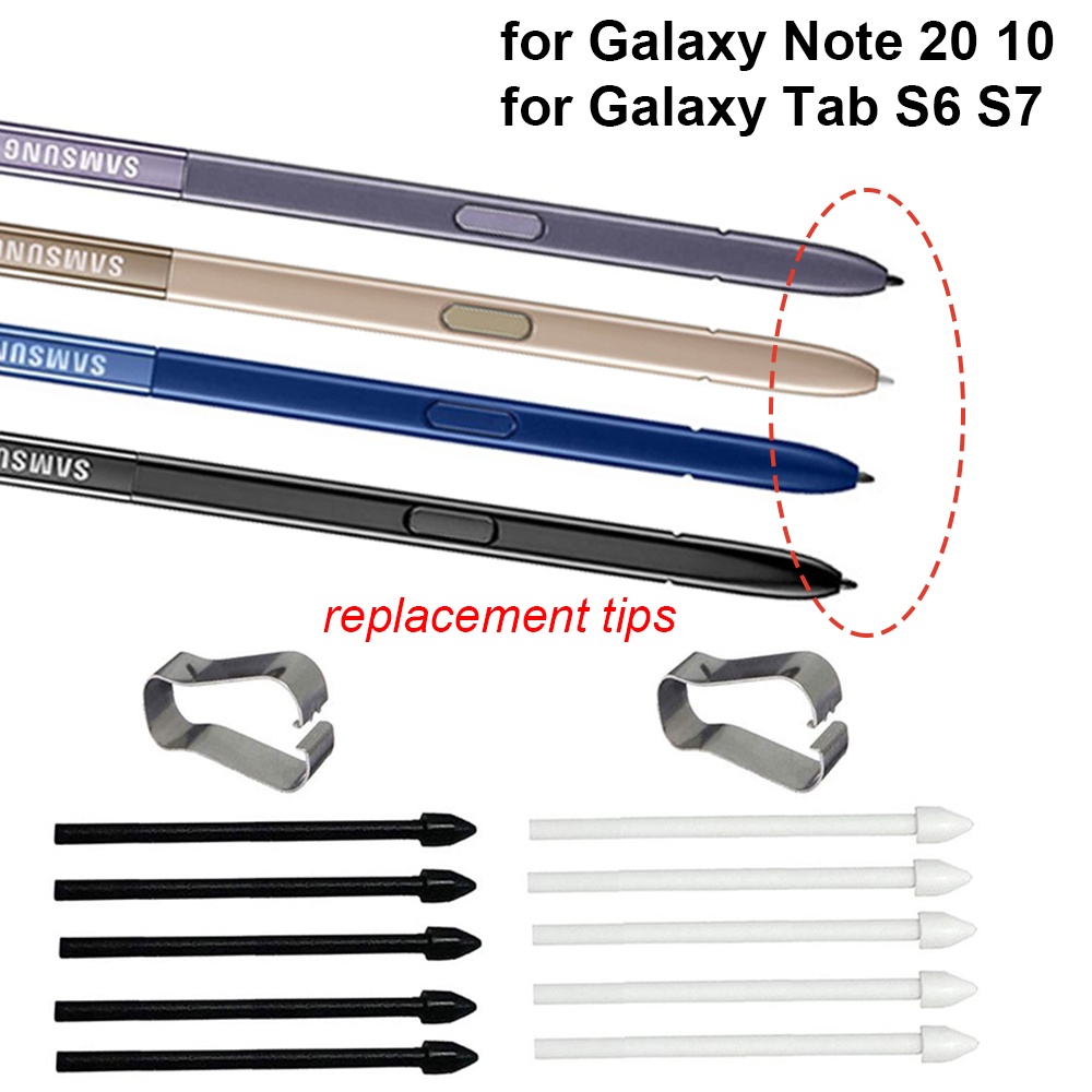 5 Pointes De Rechange Pour Stylet Samsung Tab S6/S7/Note10/Note20 - Compatibles, Précises, Avec Pince à épiler