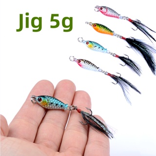 3.0cm/5.0g Mini Jig Lure With Hooks Fishing Bait