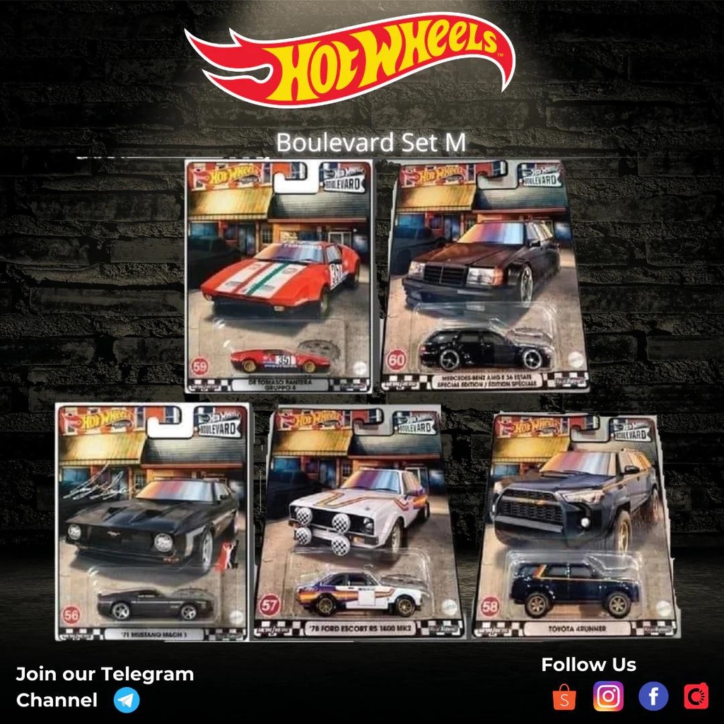 Hot Wheels Boulevard Set M (GJT68956M) Shopee Singapore