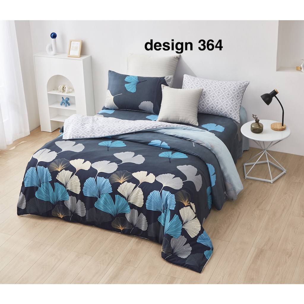 ETOZ Quilt Cover Set with Bedsheet 950 High Thread Count Fit Up To