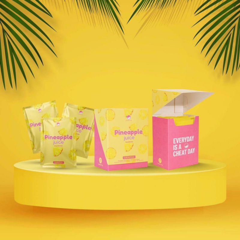 Nilofa Plus Pineapple Juice Drinktox Shopee Singapore