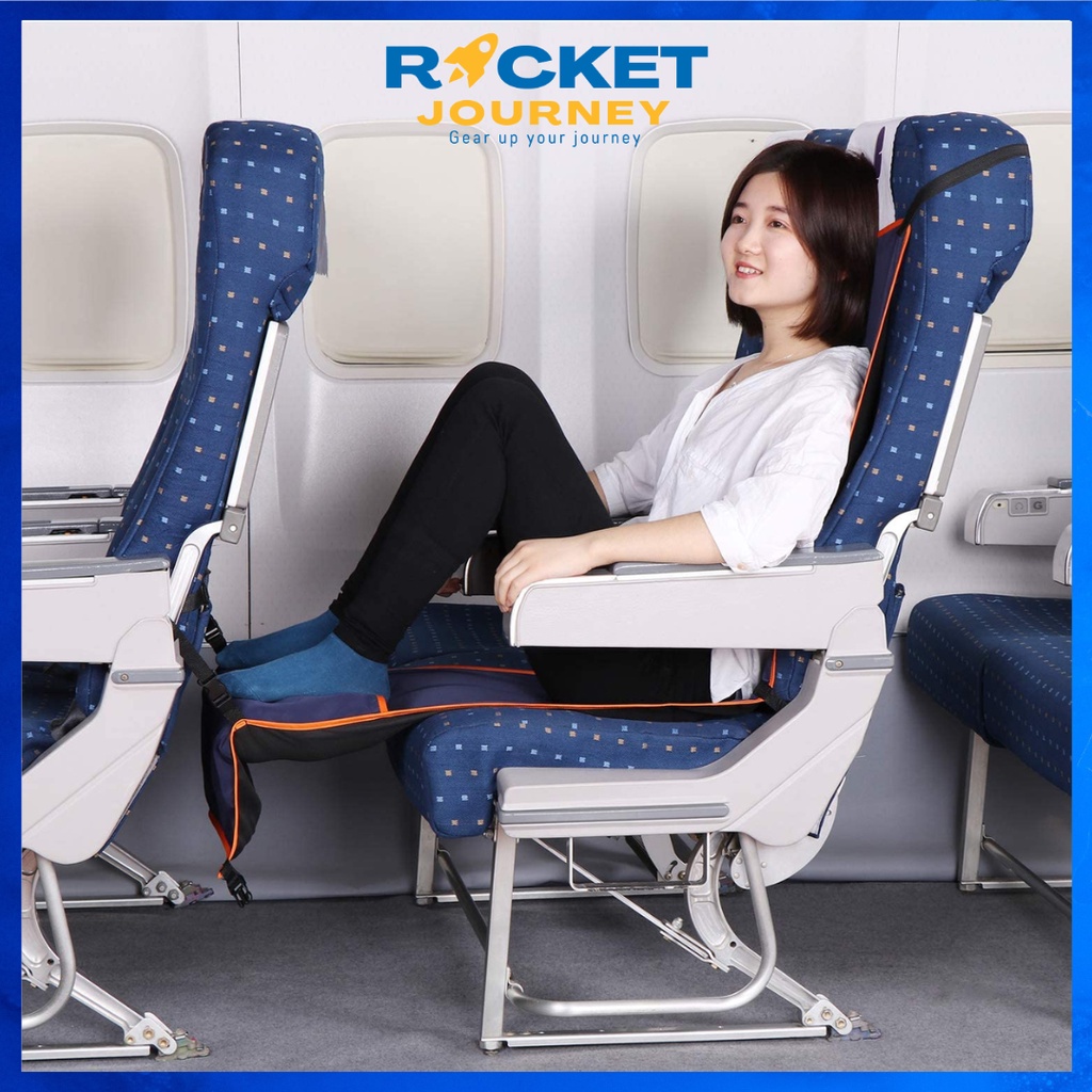 Footrest Hammock Portable Travel Footrest Adjustable Height Flight