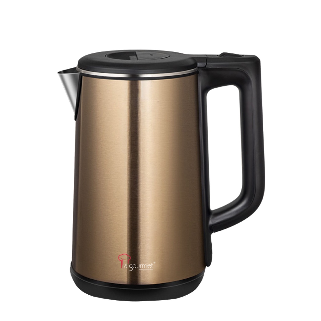 La gourmet Healthy Seamless Electric Kettle 1.8L (Goldian) Shopee