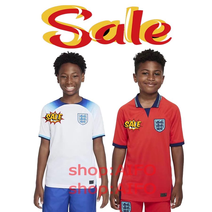 England Kids Jersey 2022 World Cup Home Away Jersey kid Soccer Football