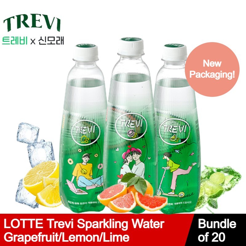 Trevi Sparkling Water Grapefruit / Lemon / Lime Case (20 x 500ml) Shopee Singapore