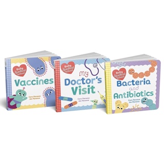 Baby Medical School Board Book: Learn about Vaccines, My Doctor’s Visit, Bacteria and Antibiotics |Baby University