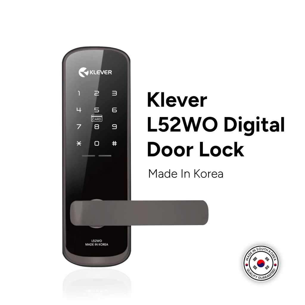 DEKOREA Klever L52WO Digital Office Door Lock Made In Korea Shopee