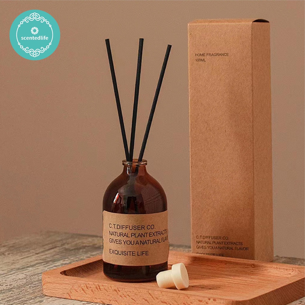 Scentedlife Essential Oil Reed Diffuser 100ml Shopee Singapore
