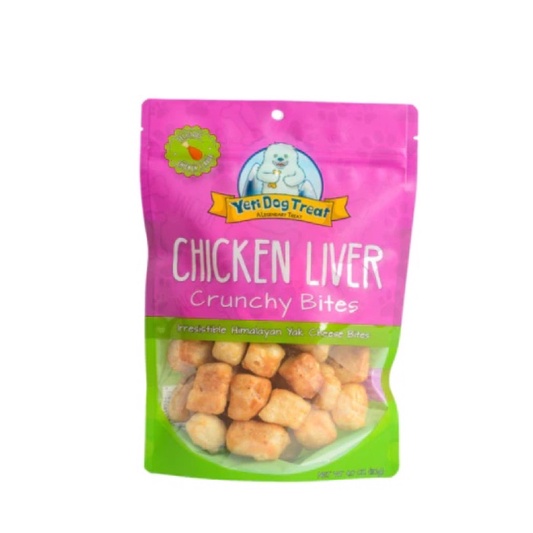 Yeti Dog Chew Chicken Liver Crunchy Bites Dog Treats | Shopee Singapore