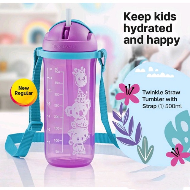 Tupperware Twinkle Straw Tumbler 500ml/350ml Shopee Singapore