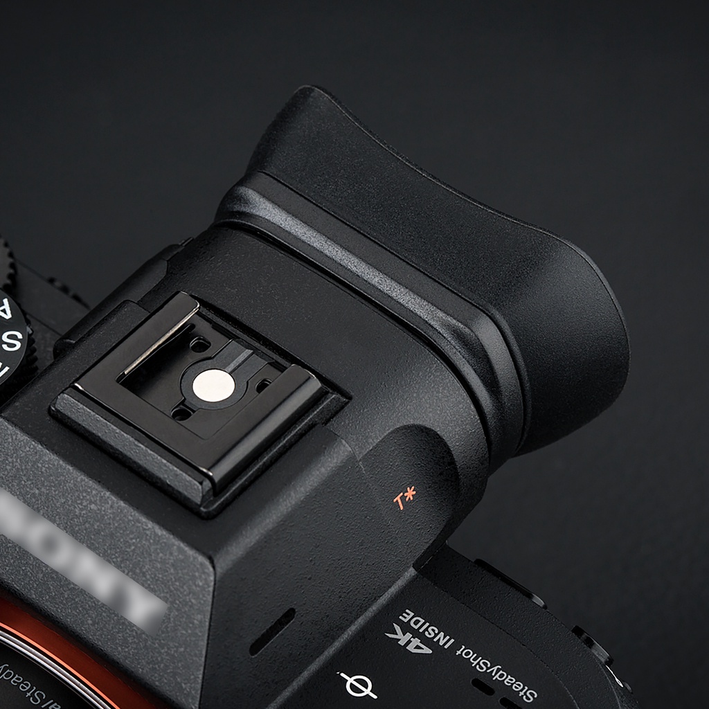 KIWI FDA-EP18 Eyecup Camera Viewfinder Eyepiece Long Soft Eyeshade for Sony A7 III A7 II A7M3 A7M2 A7 A7R IV A7R III A7R II A7R A7R4 A7R3 A7R2 A7S II A7S2 A7S A9 A9 II A58 A99 II and More, Replaces Sony FDA-EP18 Eyecup