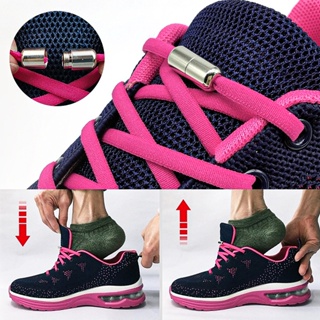 Semicircle No Tie Shoelaces Elastic Shoe laces Sneakers shoelace Metal Lock Lazy Laces for Kids and Adult One size fits all shoe #8