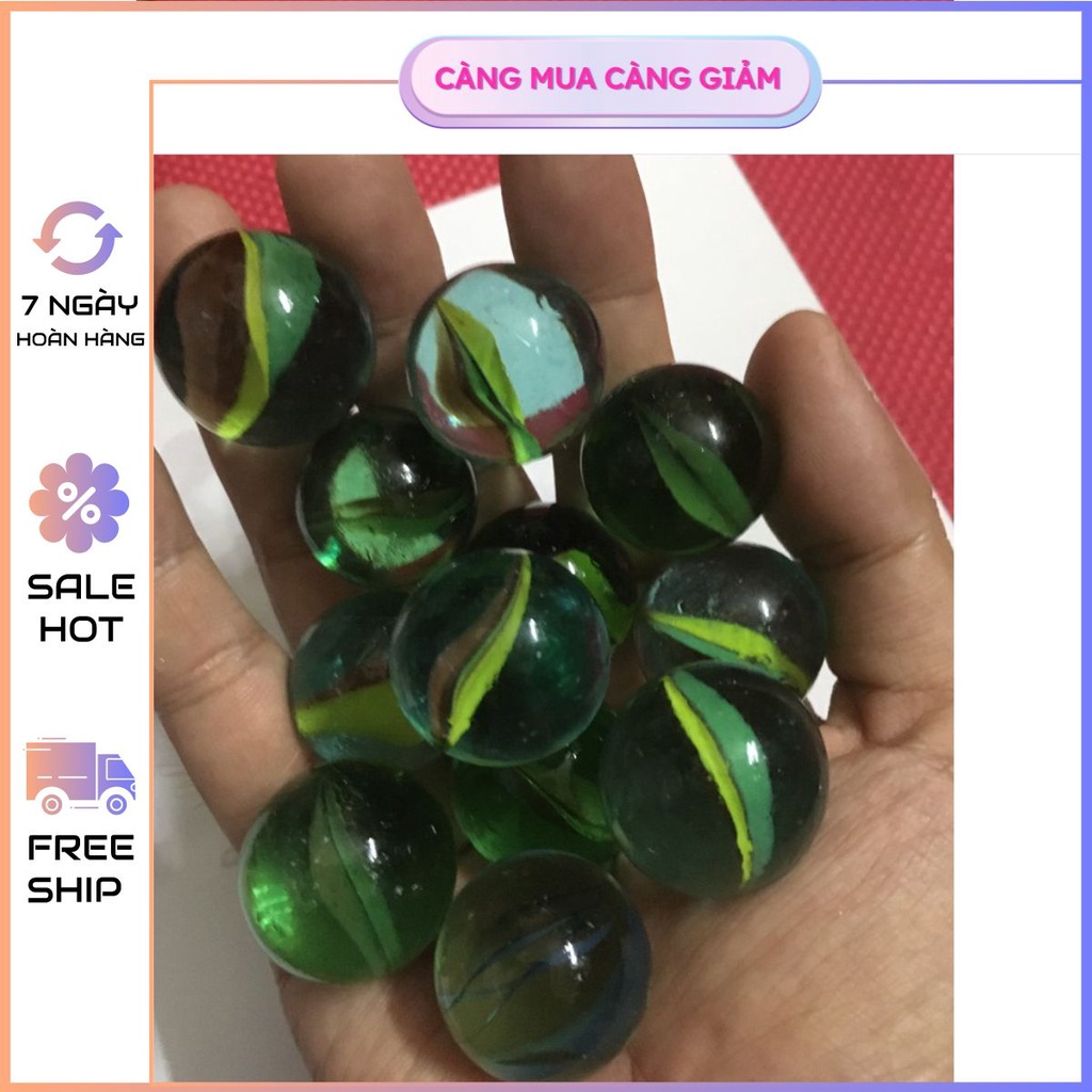 Glass Marbles Large Star Fruit 3 Colors Set Of 10.20 Tablets With