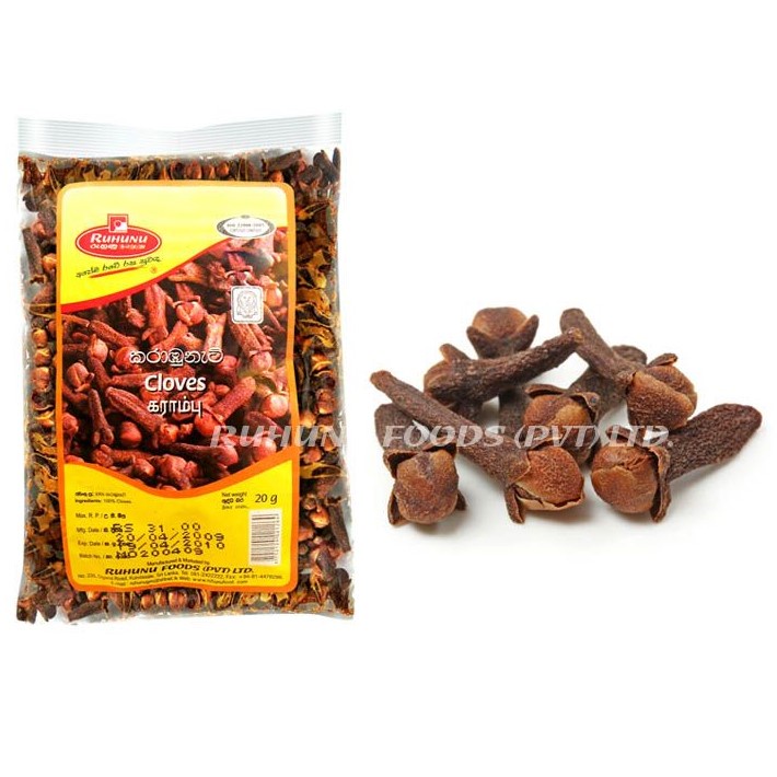 Ceylon Cloves (Imported) Clove Flowers Ceylon Ruhunu Foods (Product
