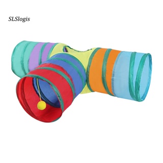 SLS_ Playing Toy Cat Toy for Indoor Cat Bed Nest Tube Toy Soft Touch #6