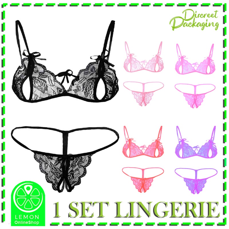 【COD】UNDERWEAR SET SEXY LINGERIE BRA AND PANTY AC0054 LemonOnlineShop