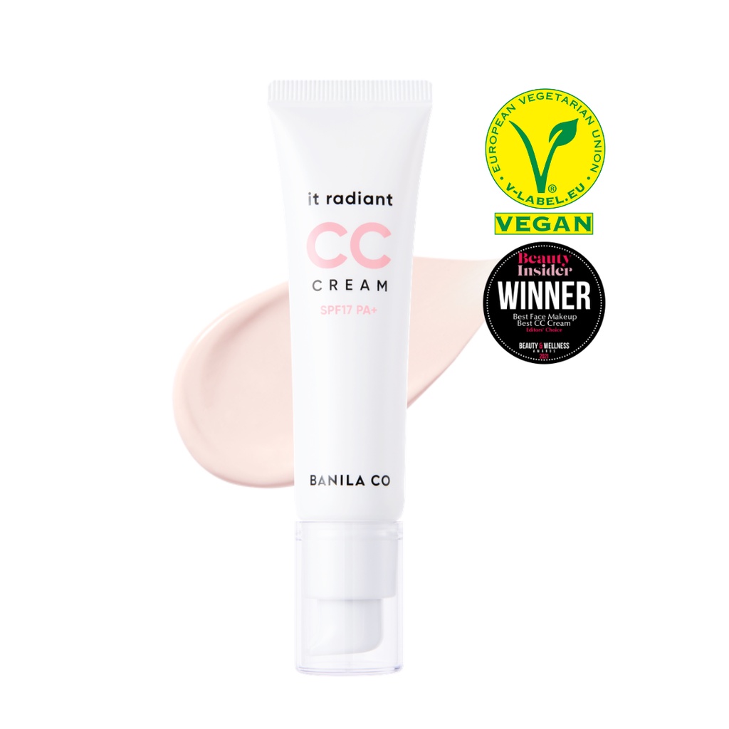 BANILA CO it Radiant CC Cream (Vegan SPF17 PA+/ Original SPF30 PA++) |  Shopee Singapore