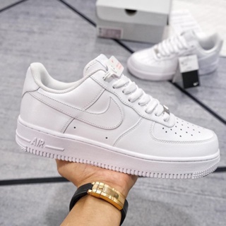 Af1 Sneakers In White Air Force 1 Unisex Sneakers In White Easy Matching Super Cheap Price full box bill