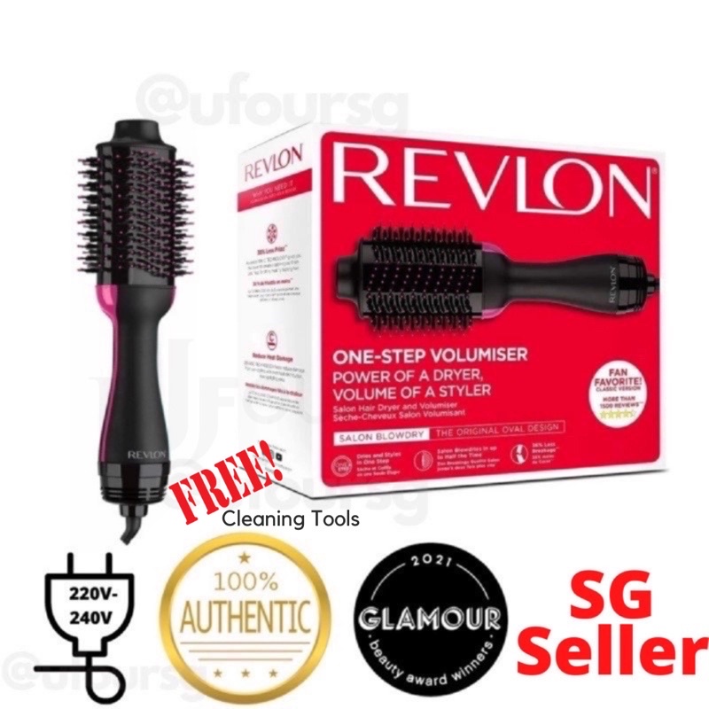 Revlon One Step Hair Dryer And Volumiser 2 In 1 Pro Collection Salon ...