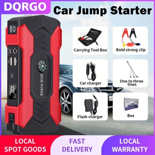 [Deluxe version]  28000mAH 12V Car Jump Starter digital display portable battery station can be used as a window hammer flashlight